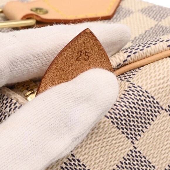 Louis Vuitton Damier Azur Speedy 25 Handbag N41534 SP2017 154609 - Picture 5 of 10